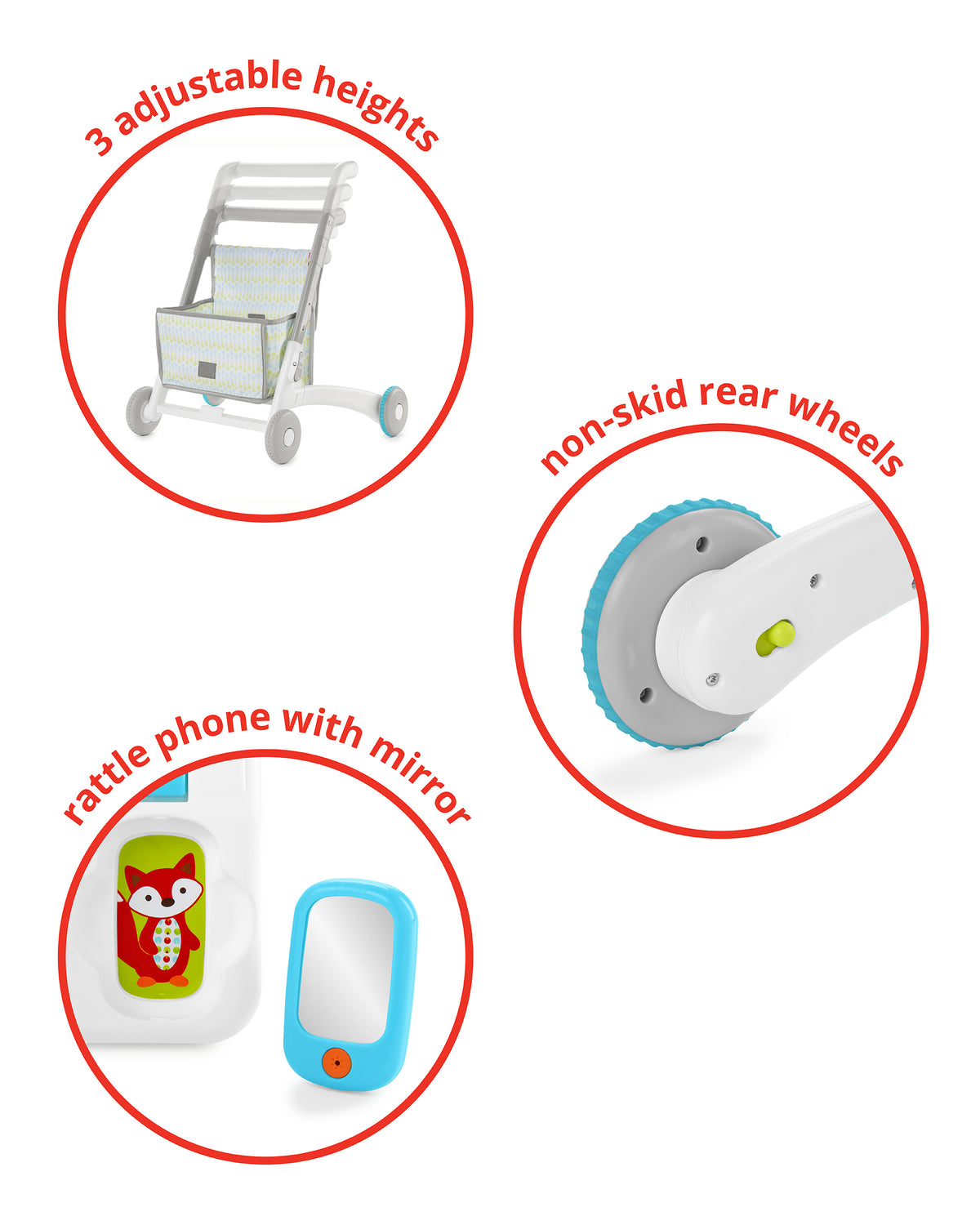 Skip Hop Explore &amp; More Grow Alon 4 in 1 Activity Walker
