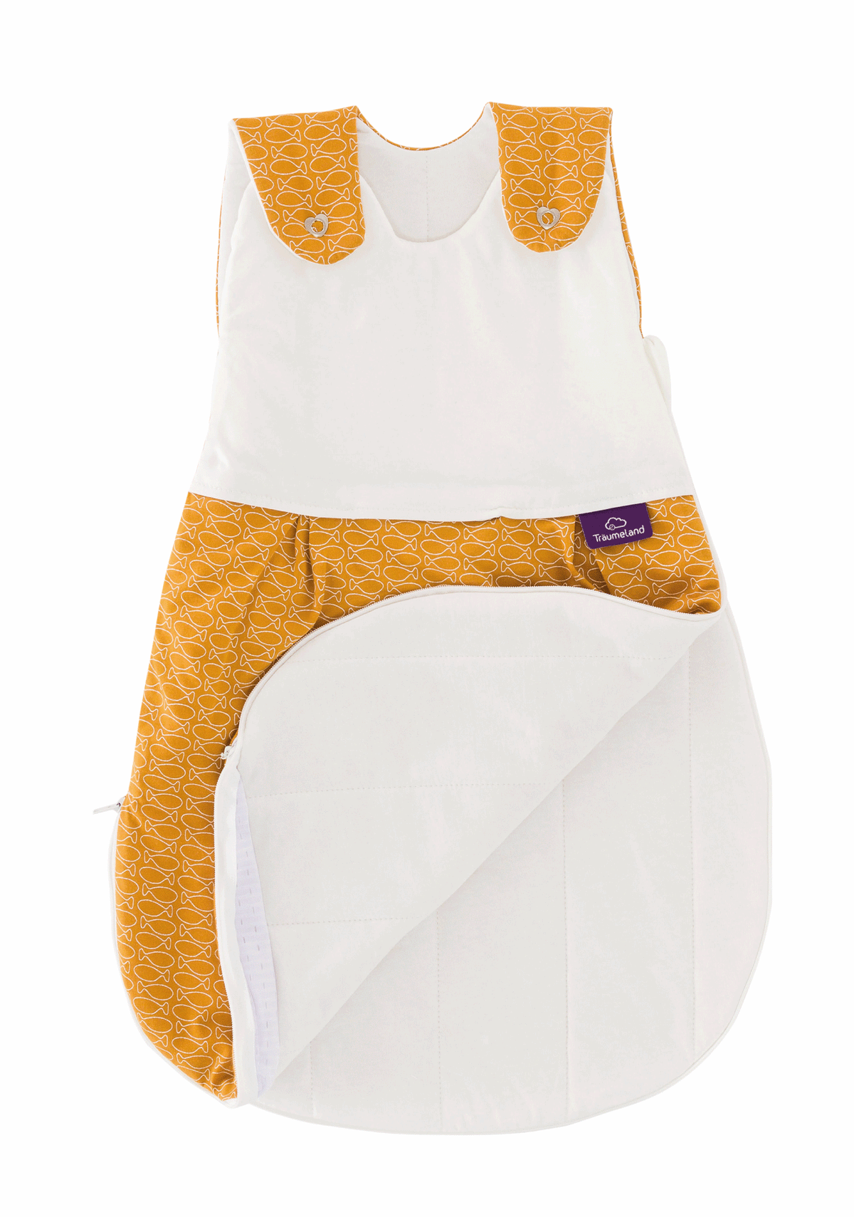 Träumeland LIEBMICH Schlafsack-Set Fische gold