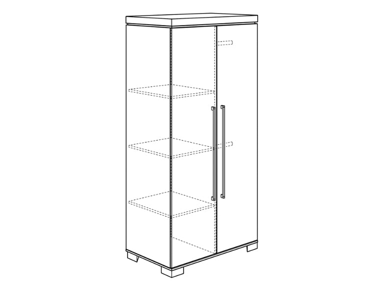 PAIDI KIRA Kleiderschrank 2-türig