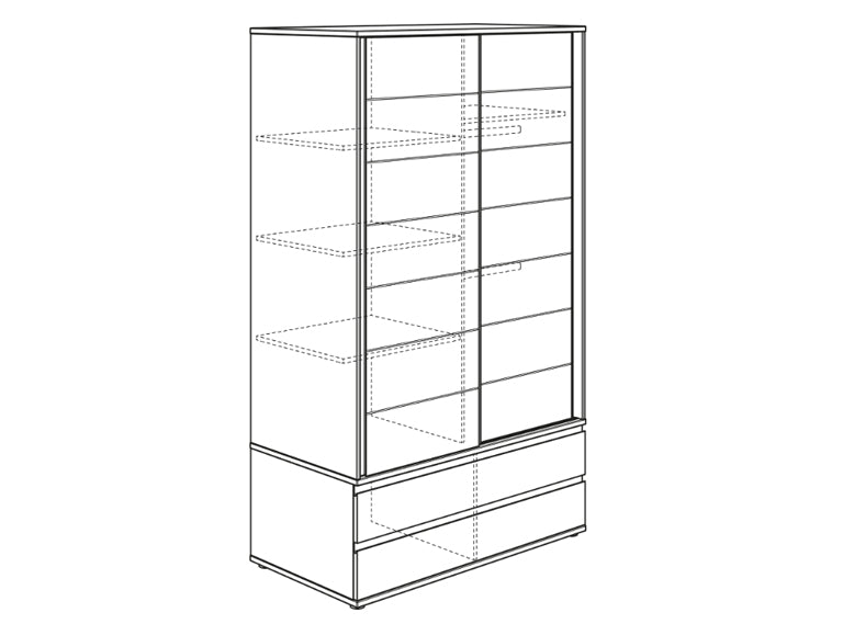 PAIDI FIONA Schiebetürenschrank