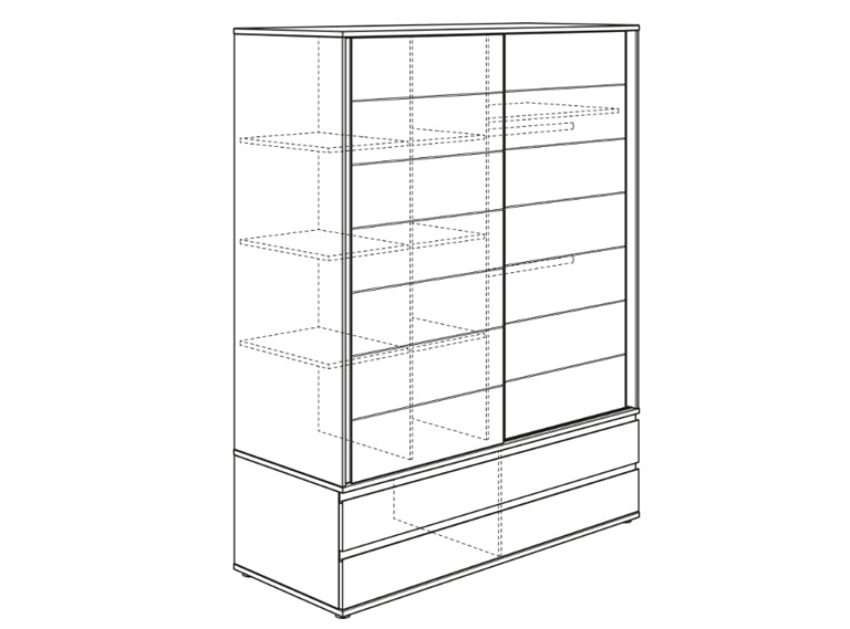 PAIDI FIONA Schiebetürenschrank