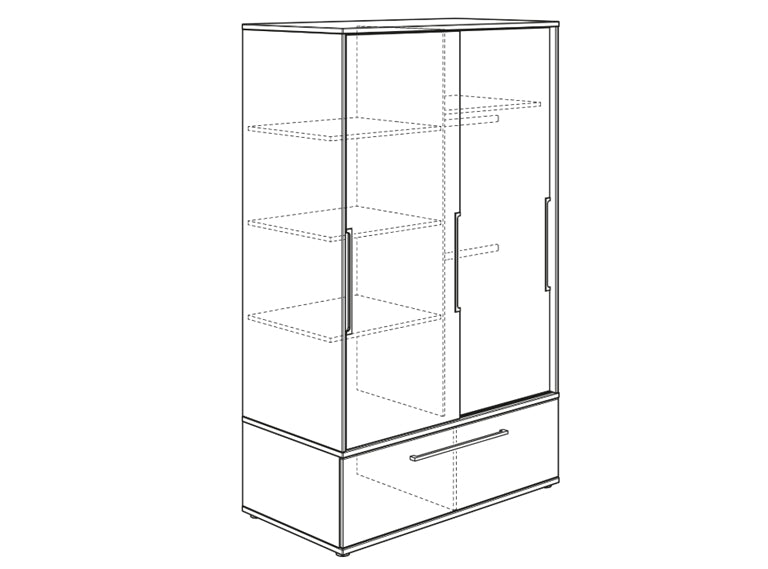 PAIDI STEN Schiebetürenschrank
