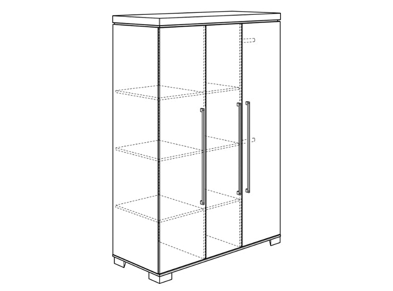 PAIDI KIRA Kleiderschrank 3-türig