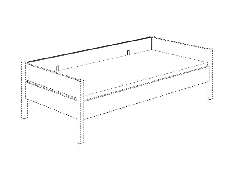 PAIDI STEN Liegen 90 x 200 cm