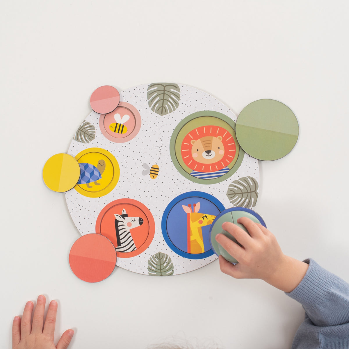 TAF TOYS Magnetisches Puzzle Peek-A-Boo