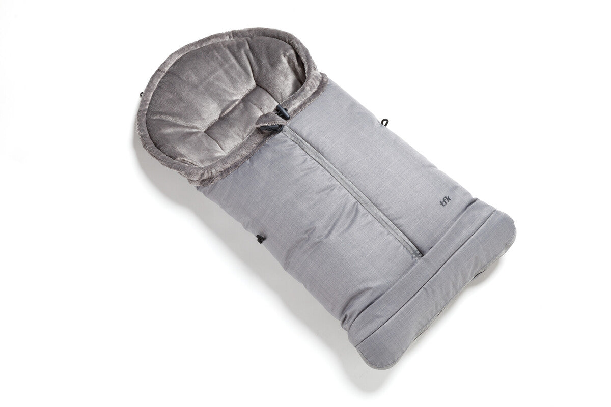 TFK Fusssack mit erweiterbarem Fussteil grau