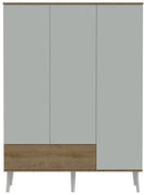 Kleiderschrank 3-türig Tosioo