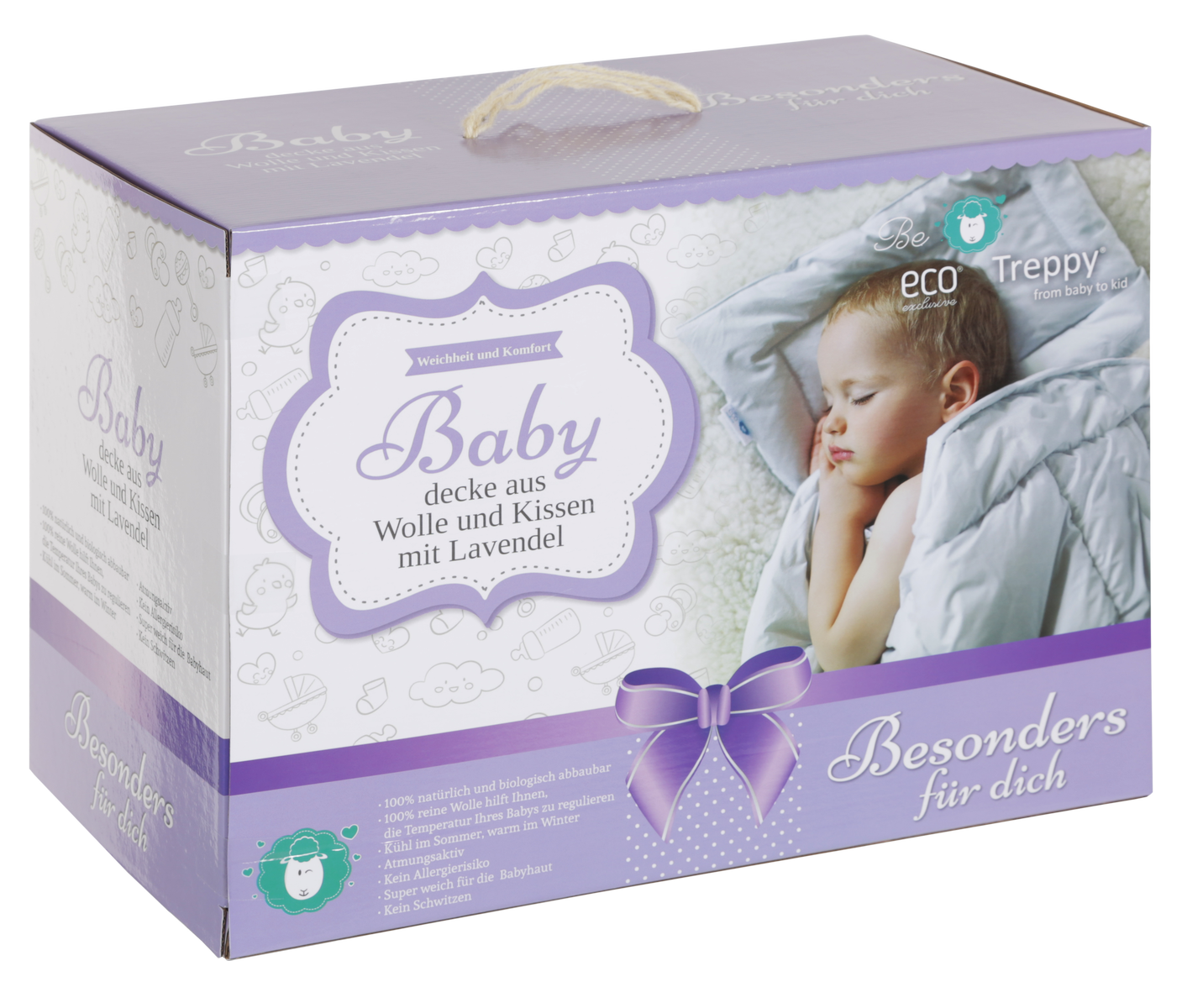 Treppy Duvetset aus Wolle Wool Duvet & Pillow