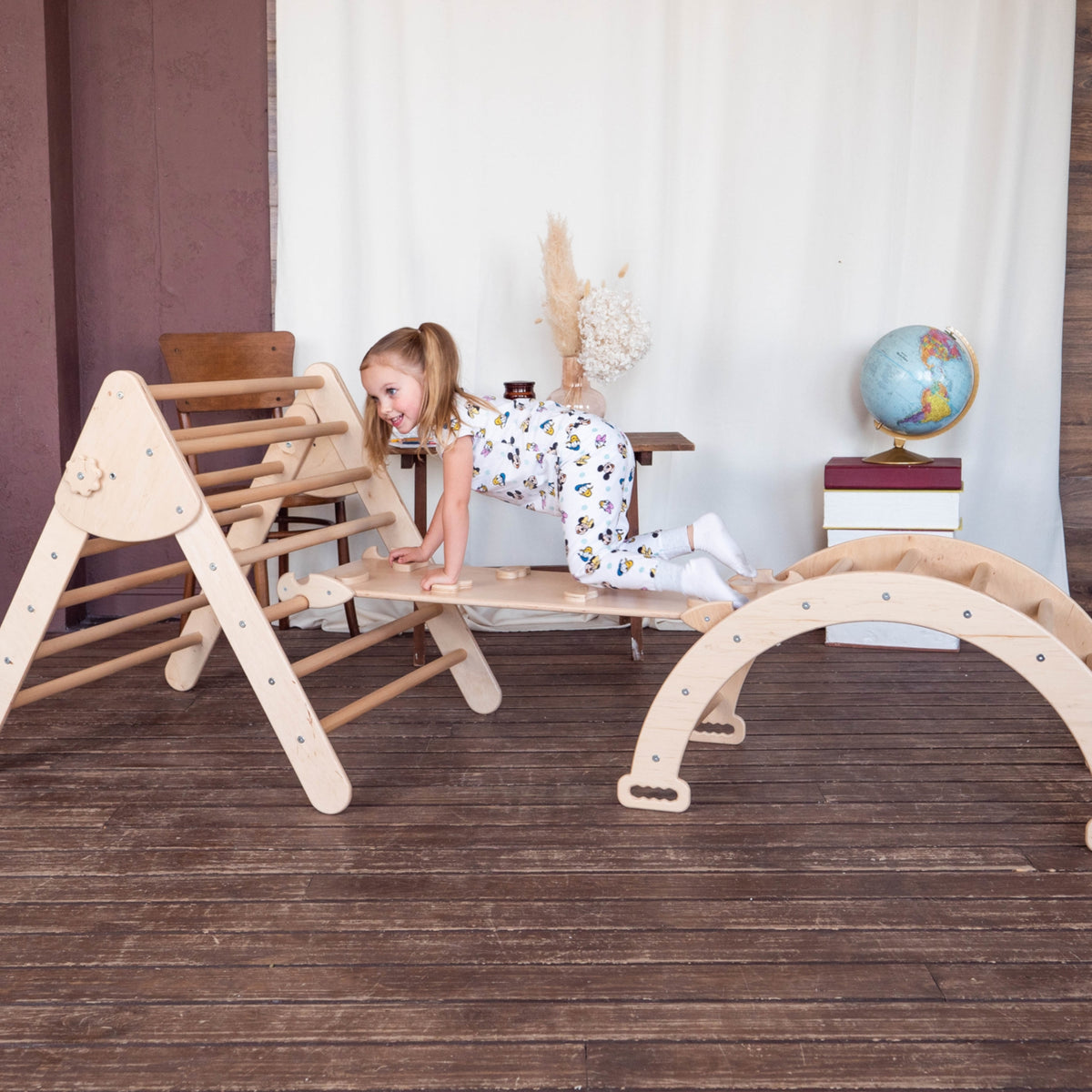WOODANDHEARTS Kletterset gross nature