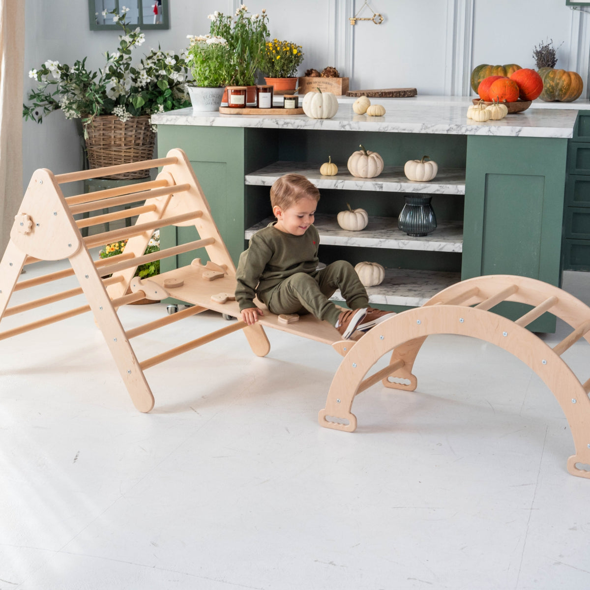 WOODANDHEARTS Kletterset gross nature