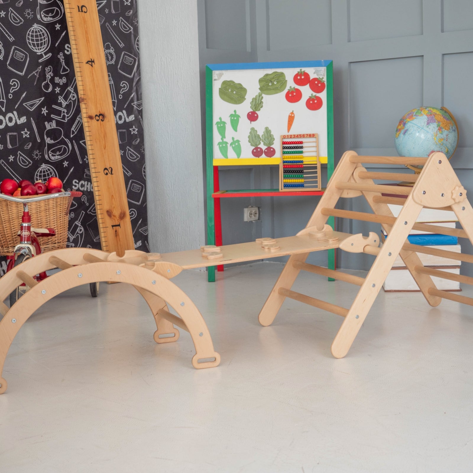 WOODANDHEARTS Kletterset mittel nature