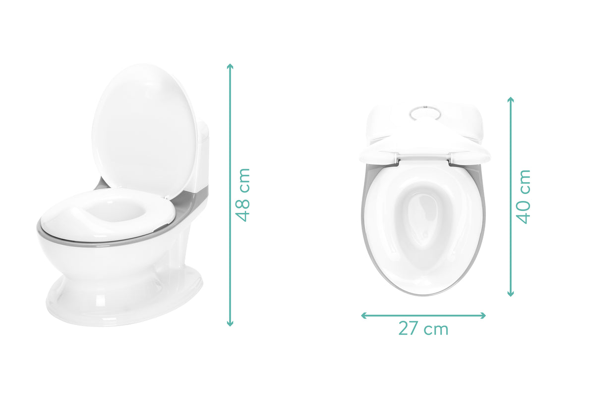Fillikid Mini Toilette weiss/grau