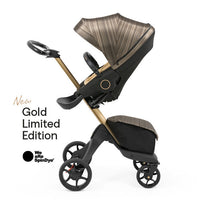 Stokke® Xplory® X Kombikinderwagen Limited Gold Black **Sale**