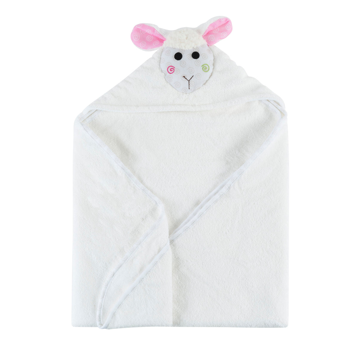 ZOOCCHINI Kapuzenbadetuch 76x76 cm Lamm