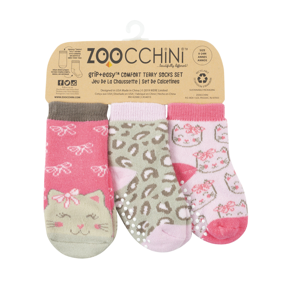 ZOOCCHINI Socken-Set 0-24M Katze