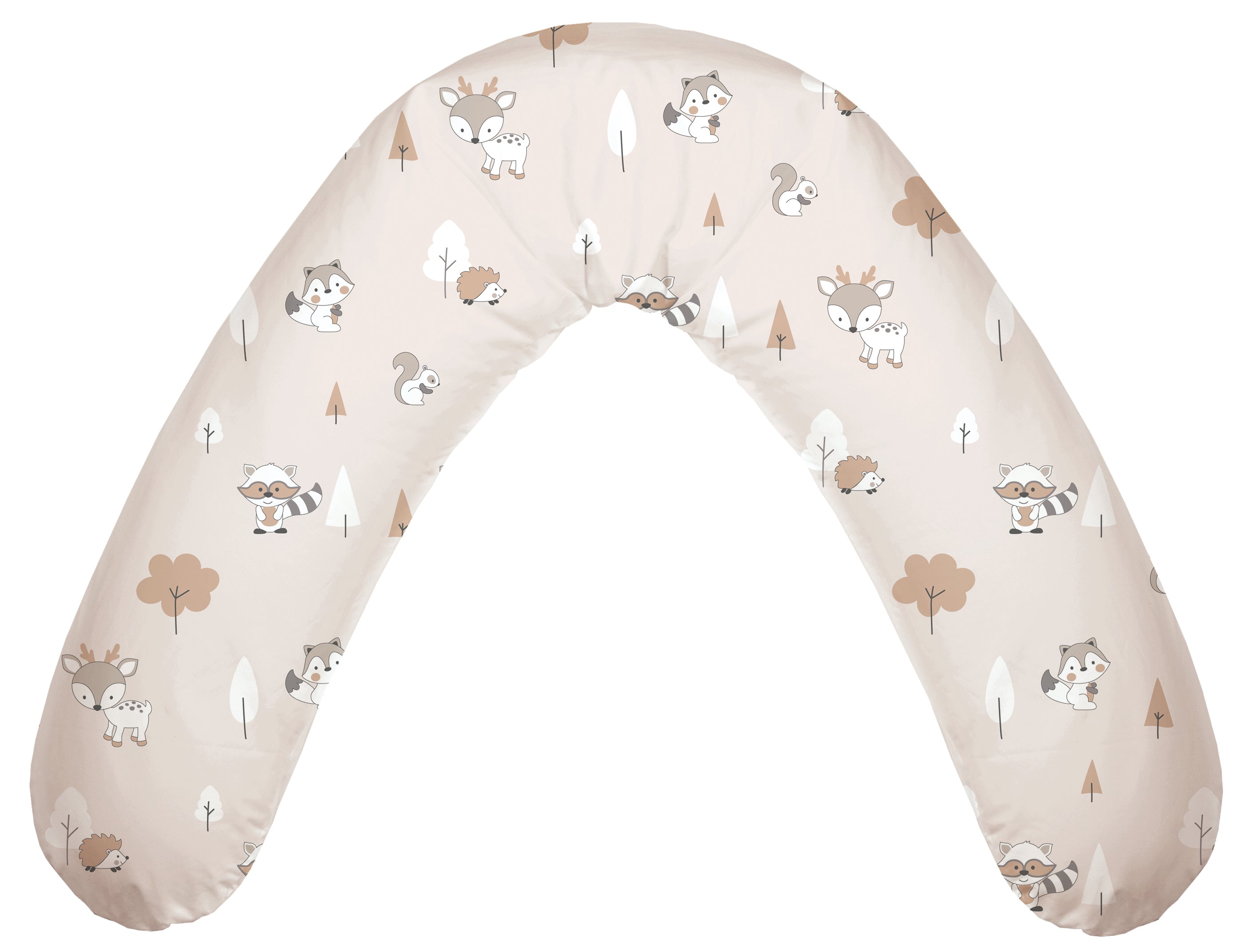 Tencelbezug zu Stillkissen Zauberwald 190cm