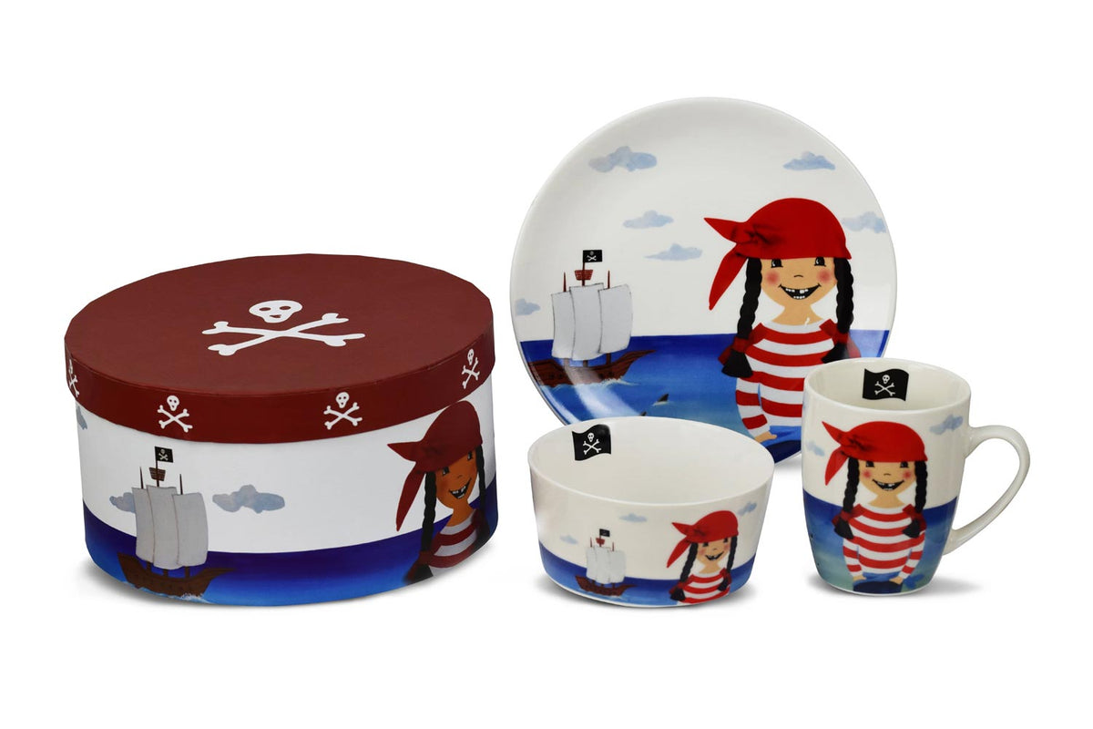 Ziegfeld Frühstücksset Piratin Paula in Geschenkbox