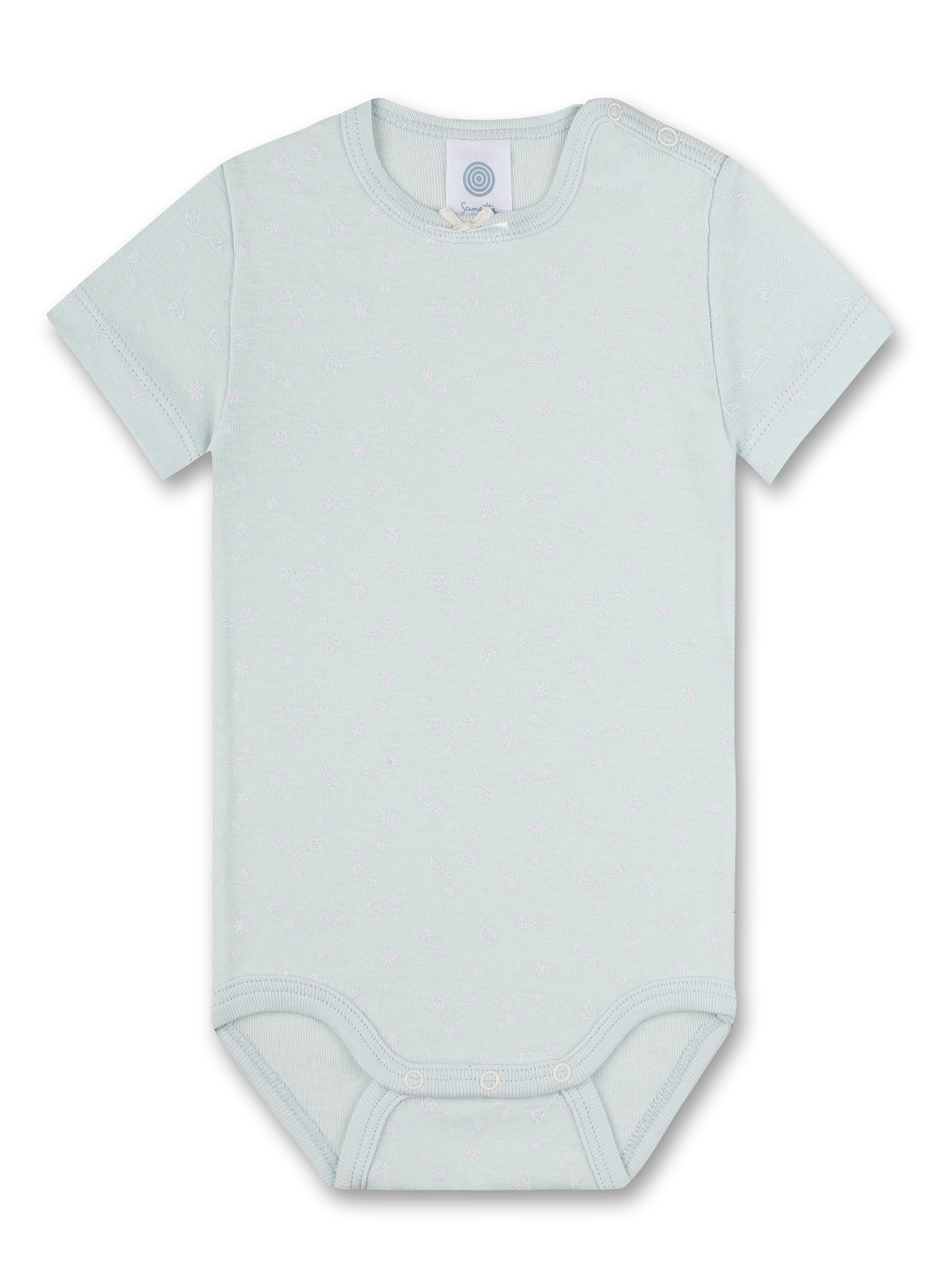 Sanetta 2er Pack Body kurzarm Off-White und Hellblau