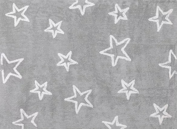 Aratextil Baumwolle Teppich - Sterne 120x160 cm