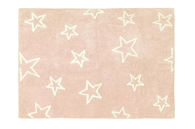 Aratextil Baumwolle Teppich - Sterne 120x160 cm