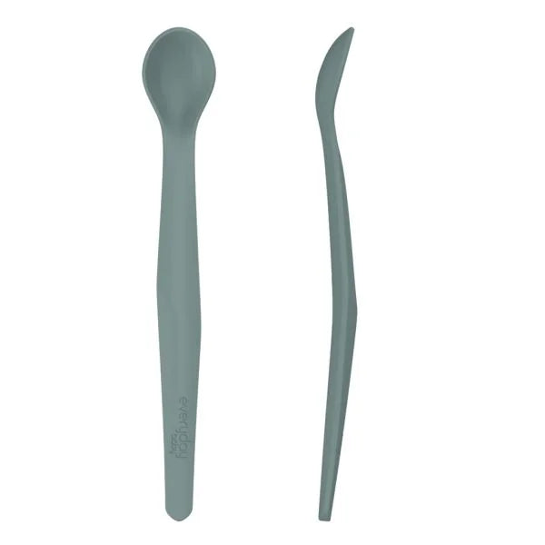 EVERYDAY BABY STABILE SILIKONLÖFFEL MIT WEICHER LÖFFELSPITZE 2STÜCK