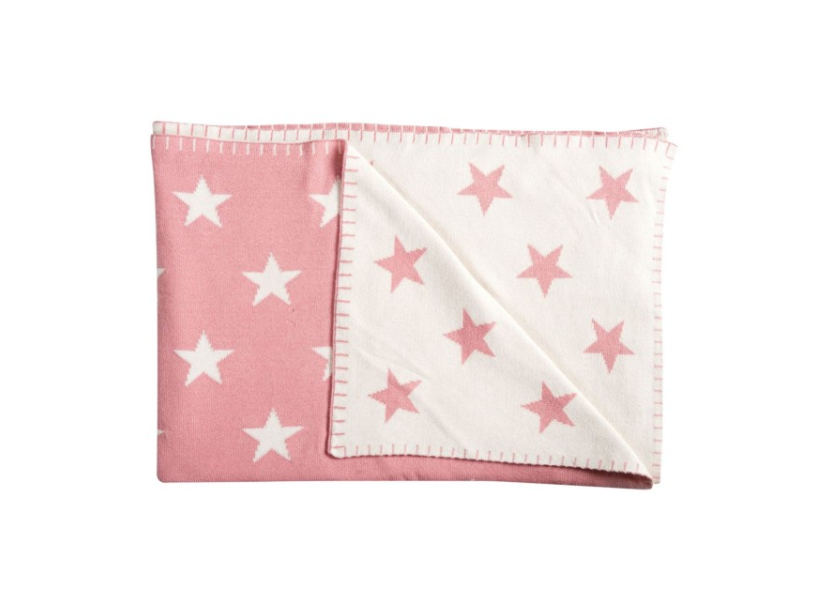 Schardt Babykuscheldecke - Big Star altrosa