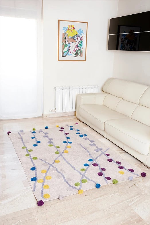 Aratextil Baumwolle Teppich - Primavera 120x160cm