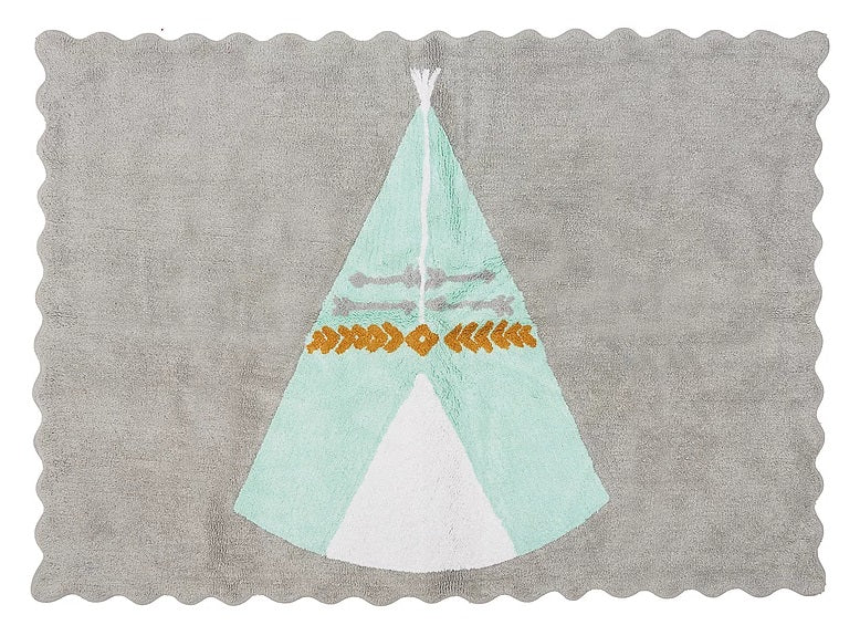Aratextil Baumwolle Teppich - Teepee 120x160 cm