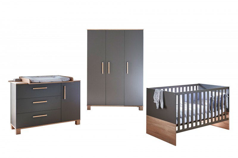 Berndt Cloe Kinderzimmer 3-teilig mit Wickelansatz (nur für kurze Zeit eine Matratze gratis dazu)