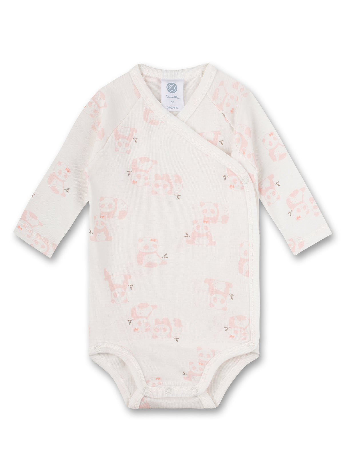 Sanetta Wickelbody langarm Off-White