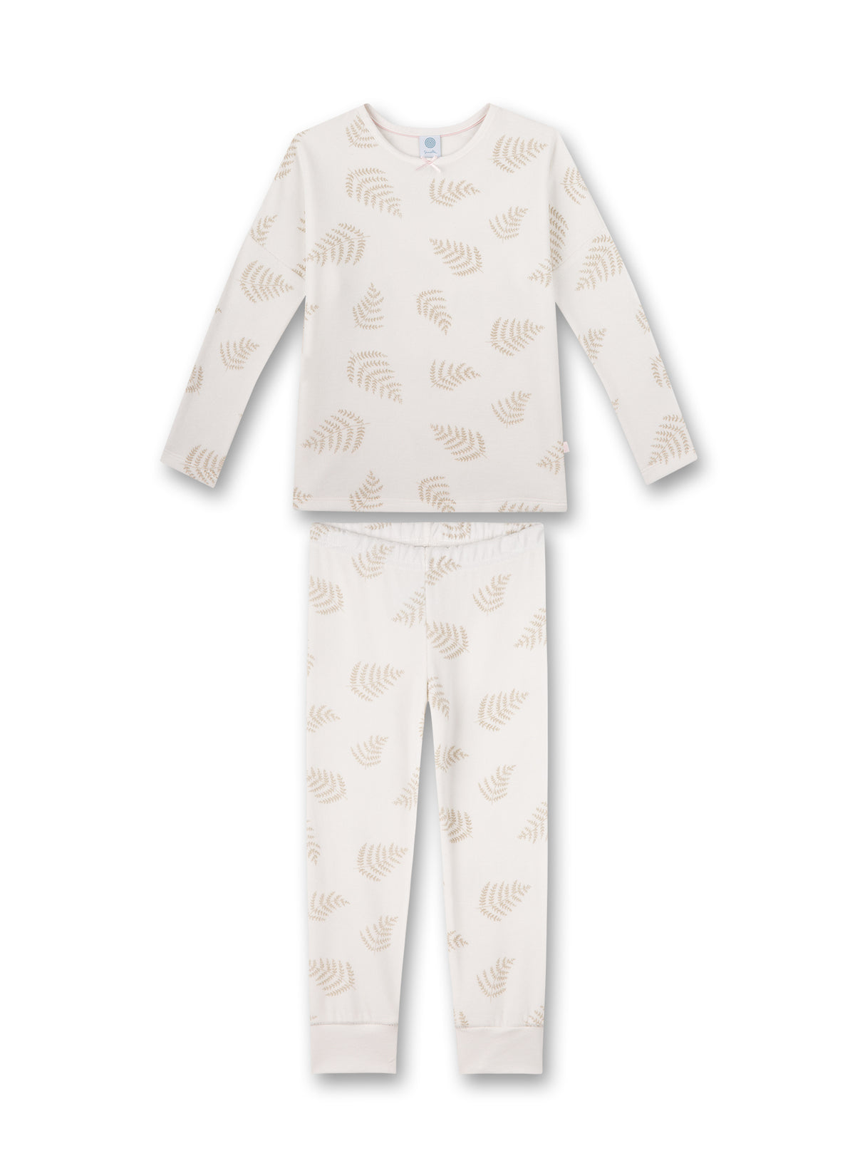 Sanetta Mädchen Nicki-Schlafanzug Off-White Little Birdie