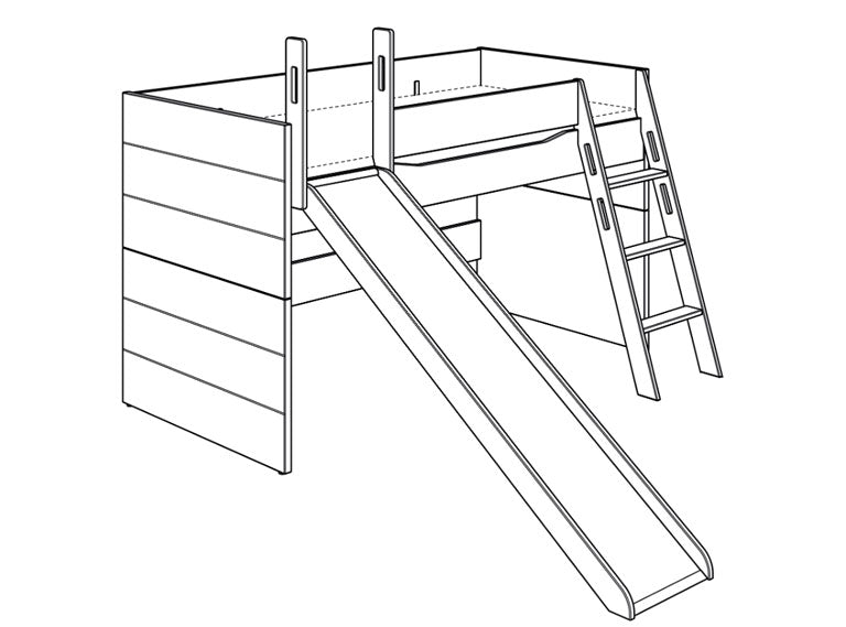 PAIDI FIONN Spielbetten 120 cm Höhe