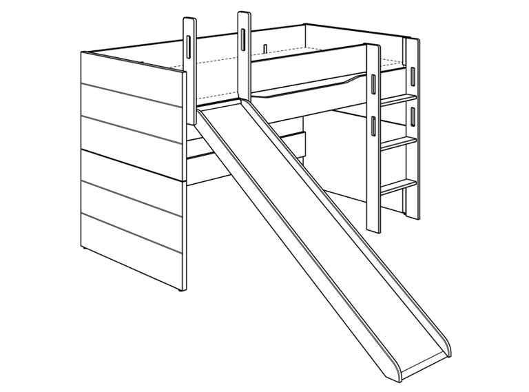 PAIDI FIONN Spielbetten 120 cm Höhe