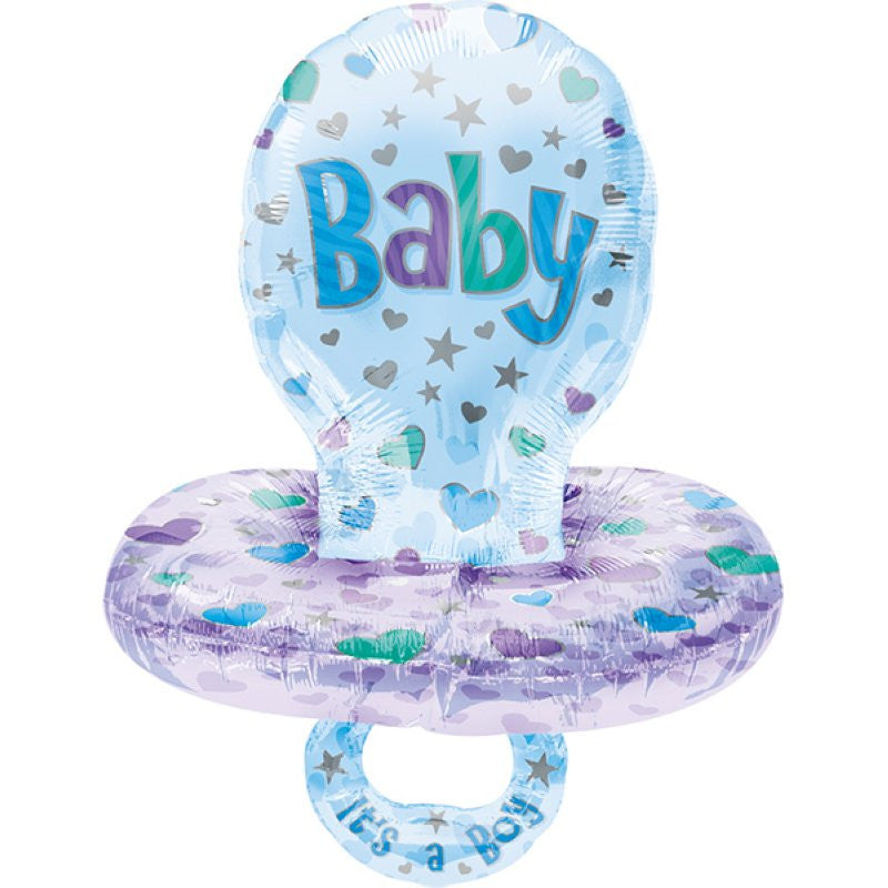 Folienballon Schnuller Baby Boy 150cm