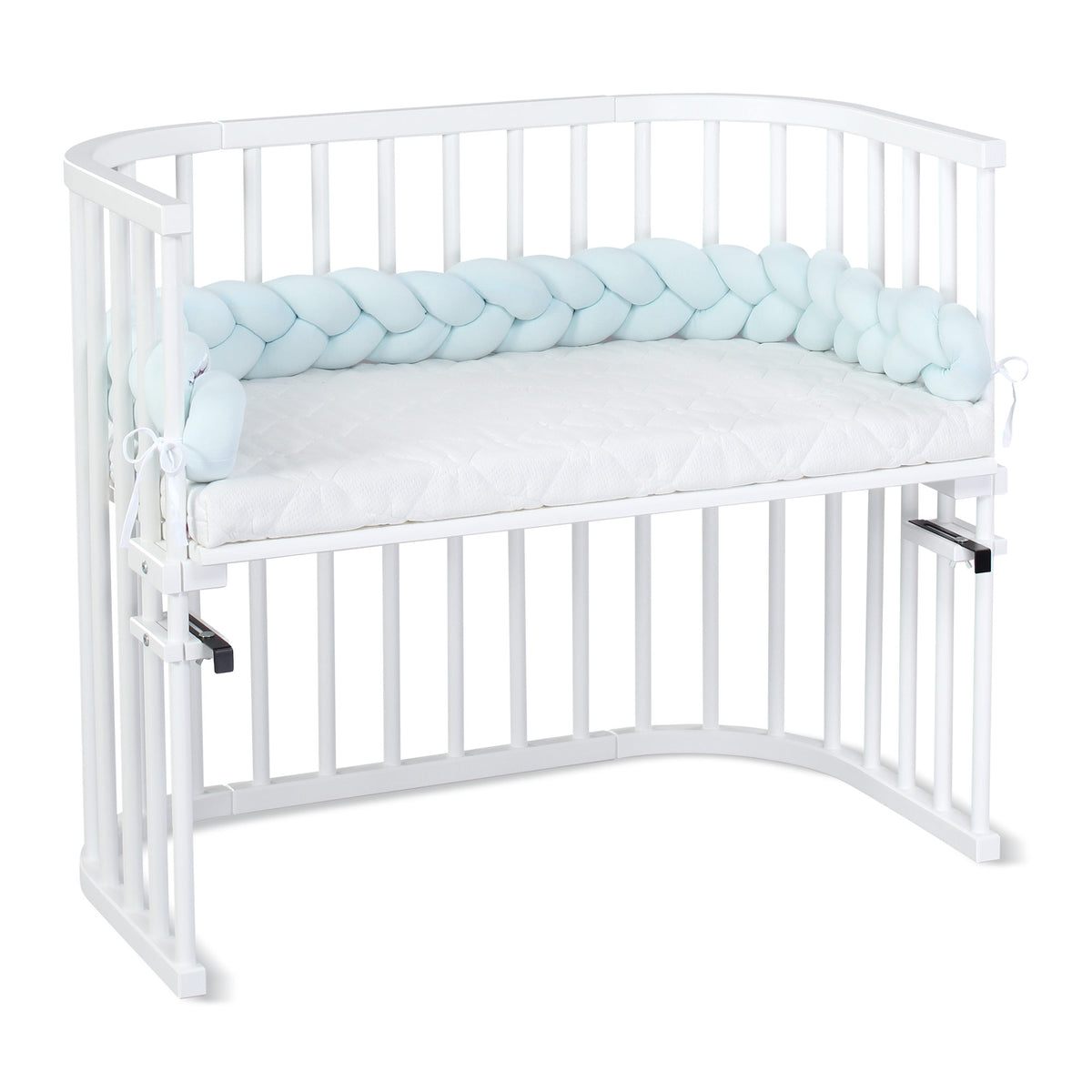 babybay Nestchenschlange geflochten aqua