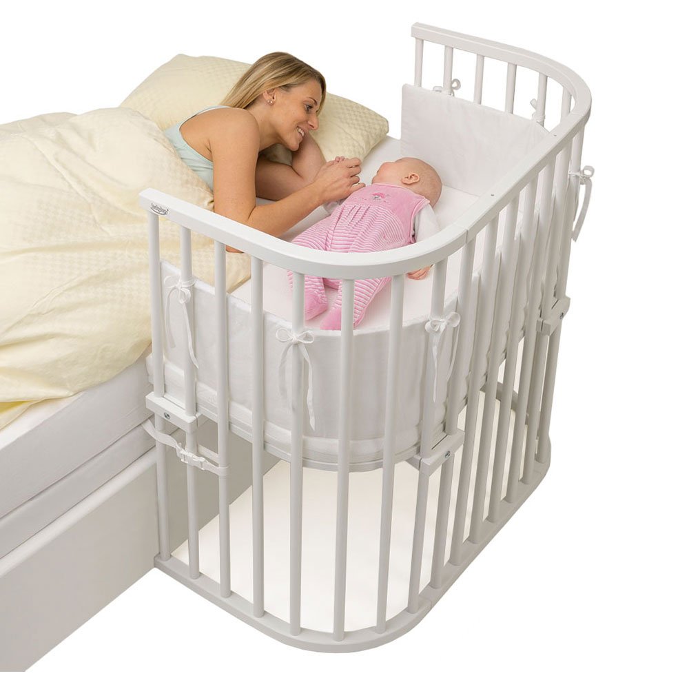 babybay Boxspring Beistellbett weiss lakiert