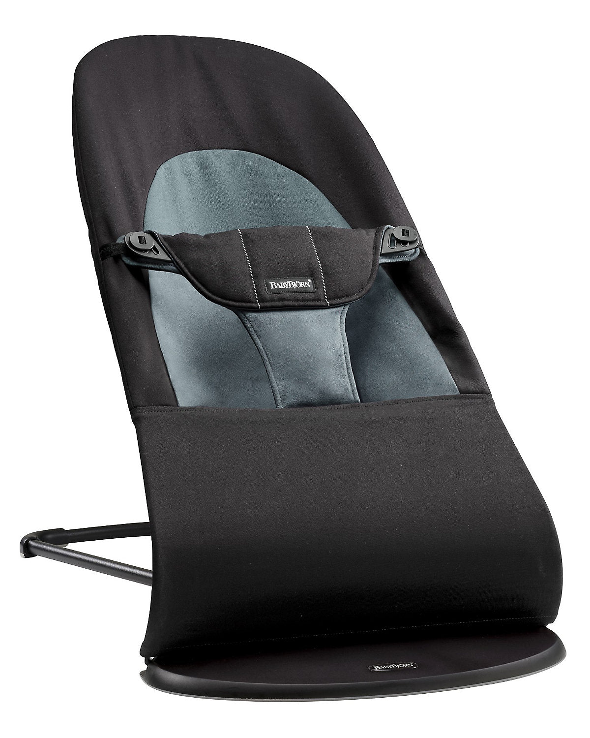 BabyBjörn Babywippe Balance Soft Cotton schwarz/dunkelgrau