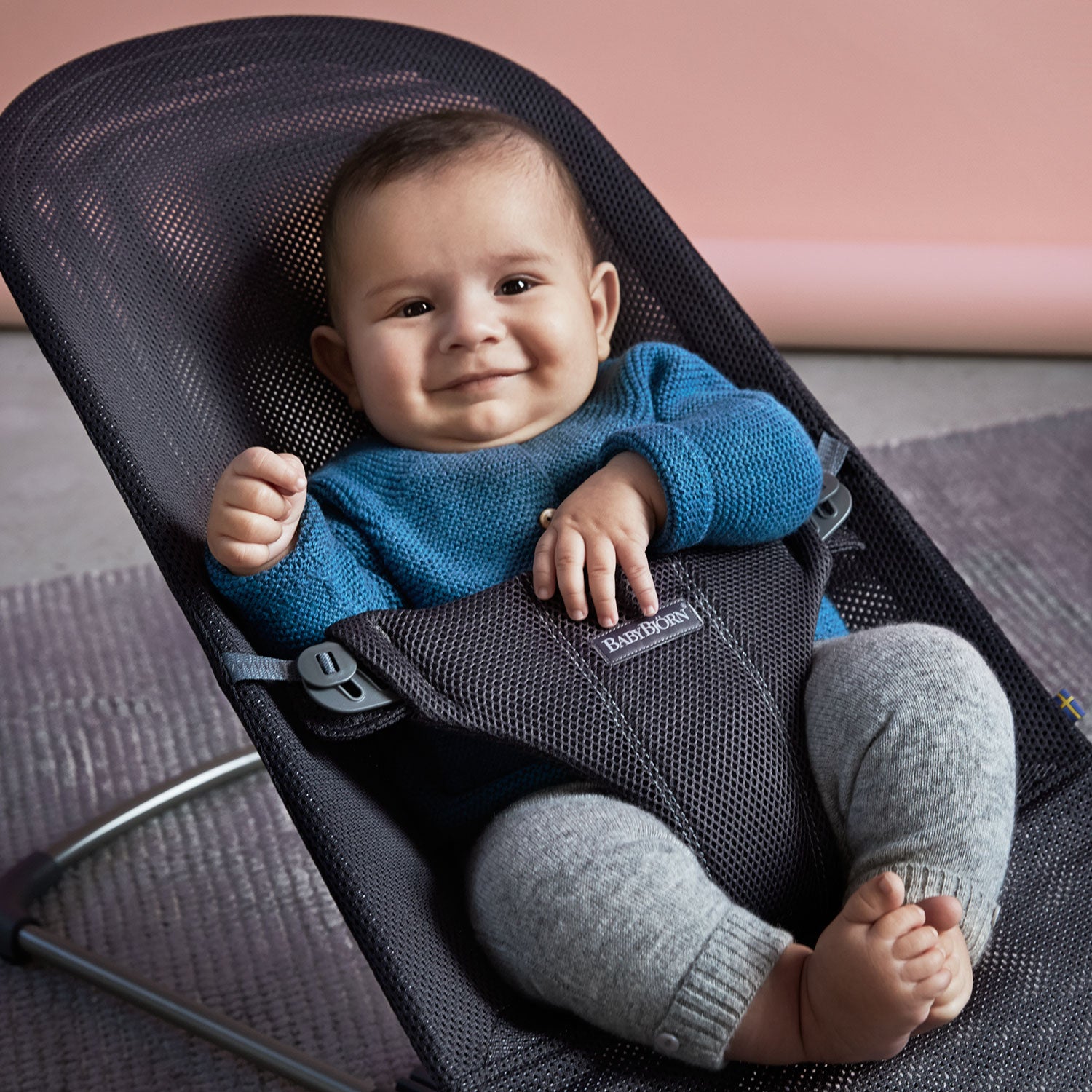BabyBjörn Babywippe Balance Bliss Mesh anthrazitgrau
