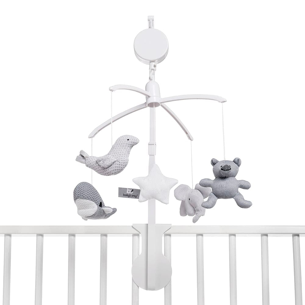 Baby&#39;s Only Musik Mobile silver-grey/grey/white