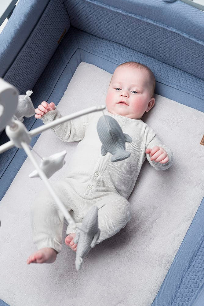 Baby's Only Musik Mobile silver-grey/grey/white