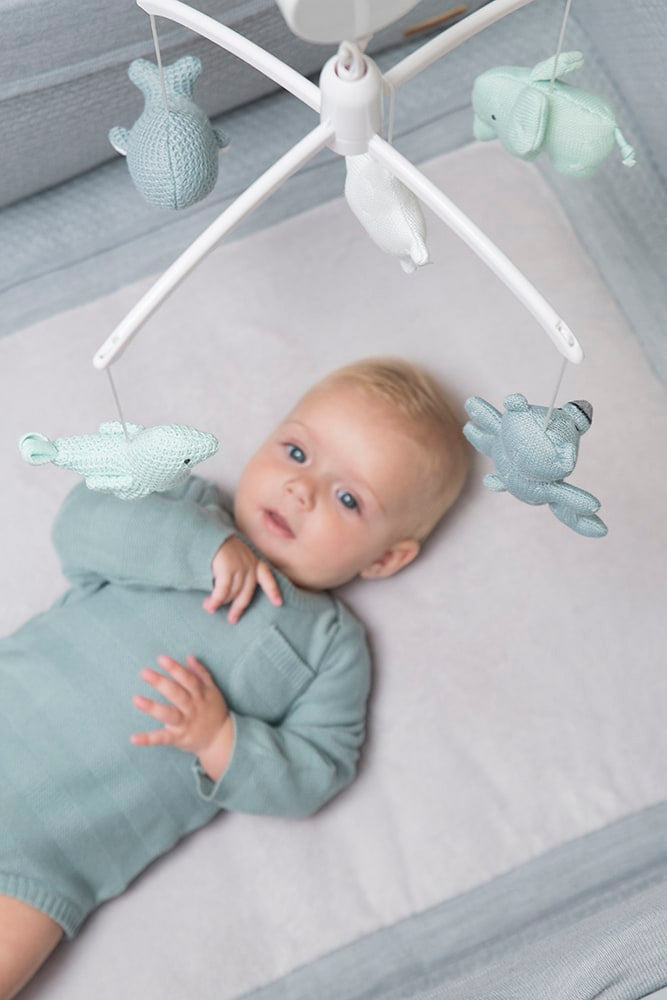 Baby's Only Musik Mobile stonegreen/mint/white