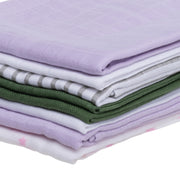 Babywell Gaze-Windeln, 8er Pack 60x60cm lila