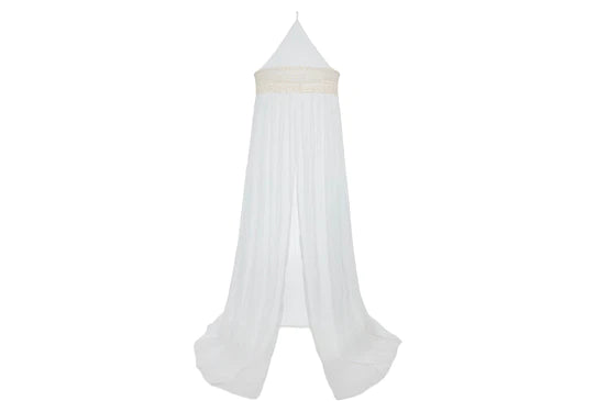 Jollein Betthimmel Baldachin Vintage 245cm Boho Lace Ivory