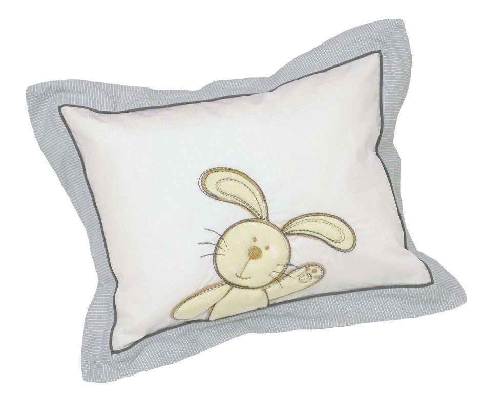 Bebe`s Collection Kuschelkissen 30x40cm Hasi grau