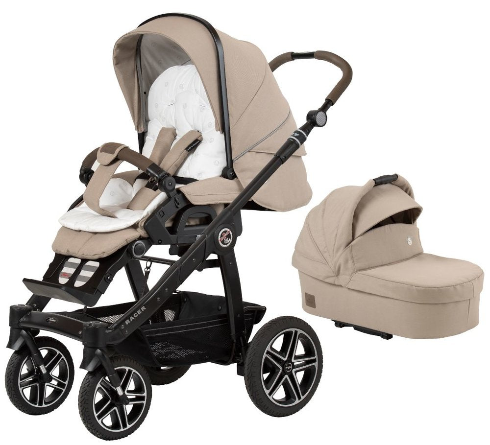 HARTAN Kinderwagen Racer GTS mit Handbremse 214 Belly Button mit Falttasche