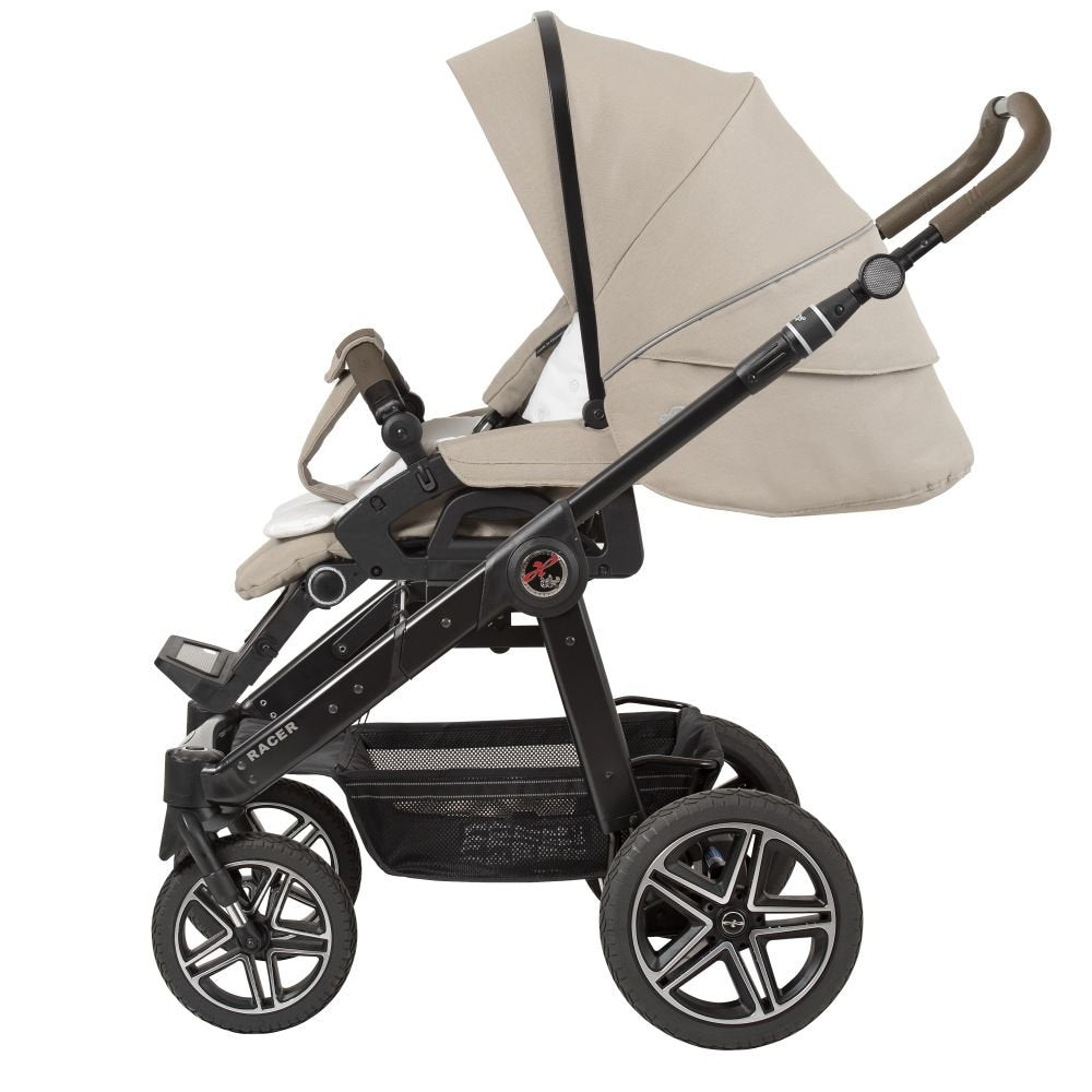 HARTAN Kinderwagen Racer GTS mit Handbremse 214 Belly Button mit Falttasche