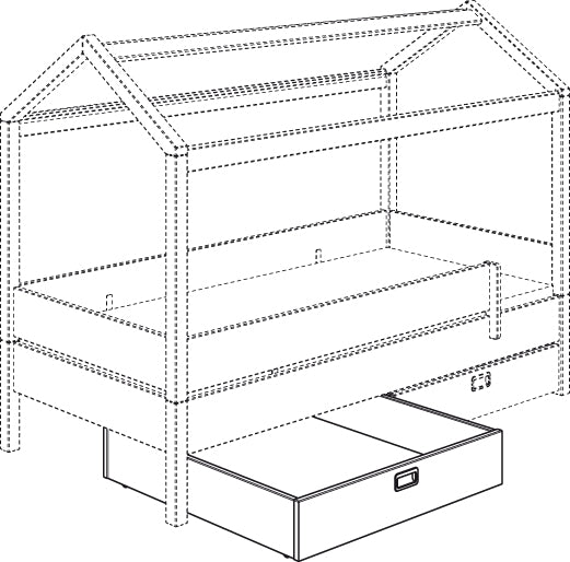 Paidi Tiny House Bettkästen