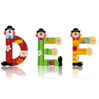 Sevi Buchstaben Clown aus Holz