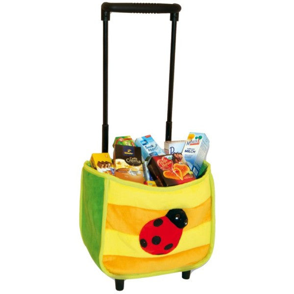 Kinder Nachzieh Trolley gefüllt