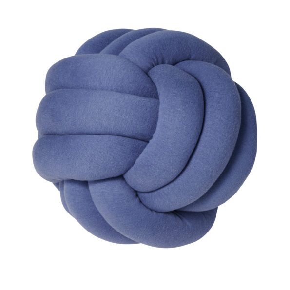 Nordic coast Knotenkissen Jersey blau